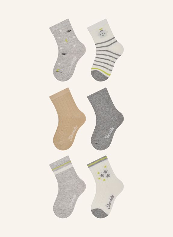 Sterntaler Socken 6er-Pack Planeten SILBER
