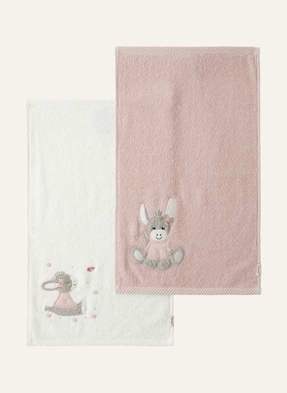 Sterntaler 2er-Pack Kinderhandtücher Emmi Girl HELLROSA
