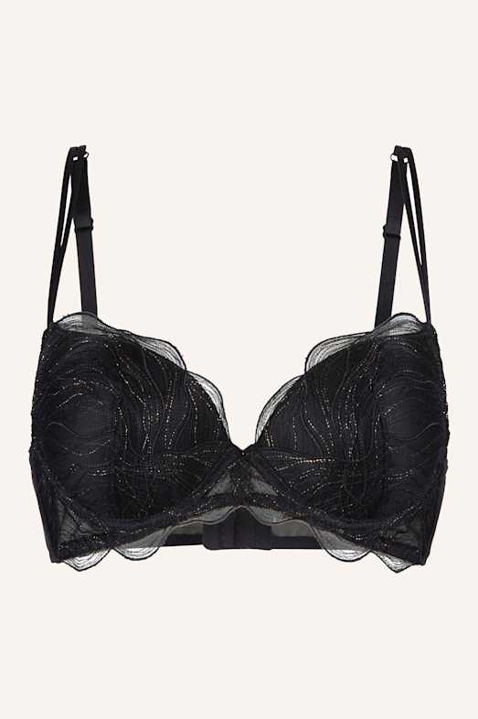 LINGADORE Push up BH SCHWARZ