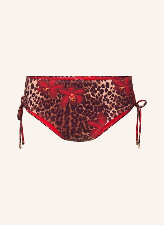 LINGADORE Bikini shorty ROT/ BRAUN