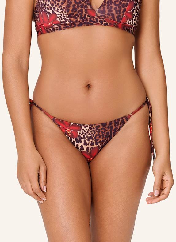 LINGADORE Bikinibroekje ROOD/ BRUIN