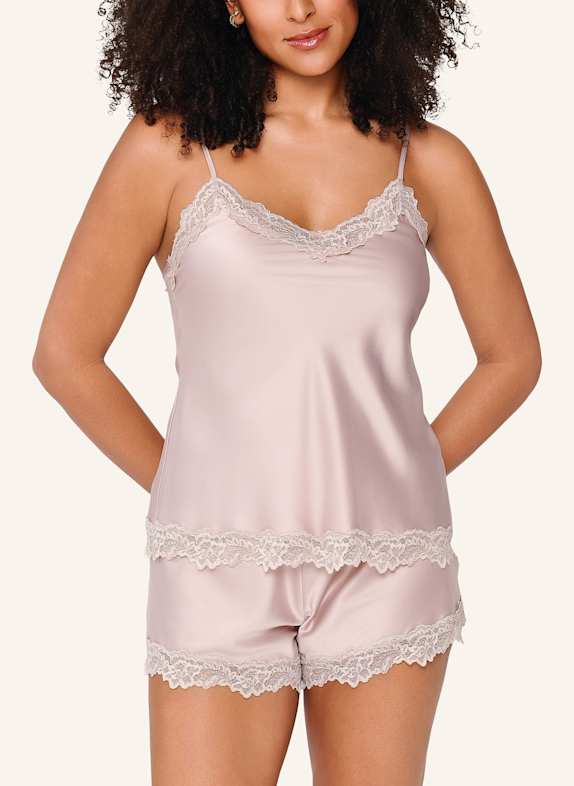 LINGADORE DAILY satijnen top & short LICHTGRIJS