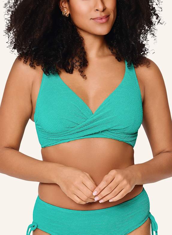 LINGADORE Bikini-top met beugels DONKERGROEN