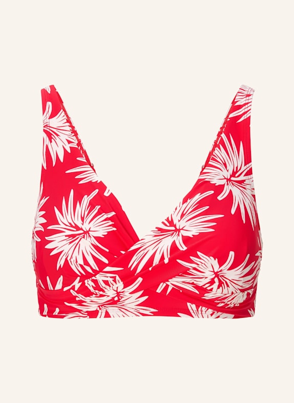 LINGADORE Bügel Bikini top WEISS/ ROT