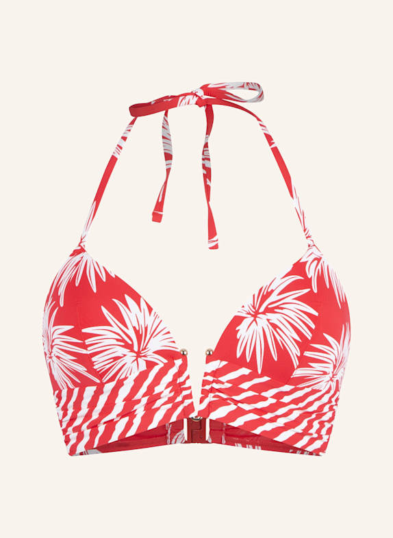 LINGADORE Triangel Bikini top WEISS/ ROT