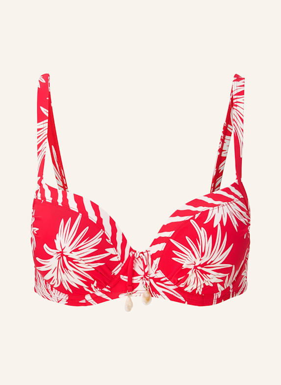LINGADORE Bikini top WEISS/ ROT
