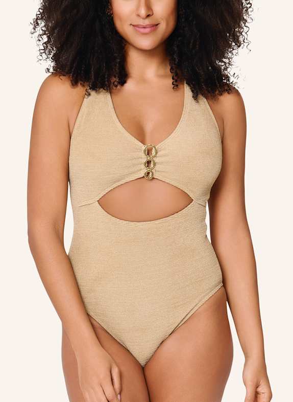 LINGADORE Badpak GOUD/ BEIGE