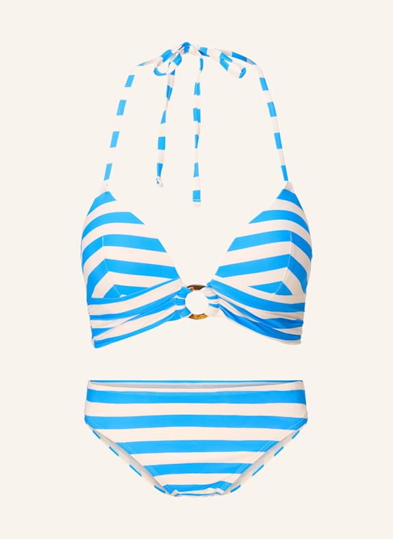 LINGADORE Triangle padded bikiniset BLAU/ WEISS