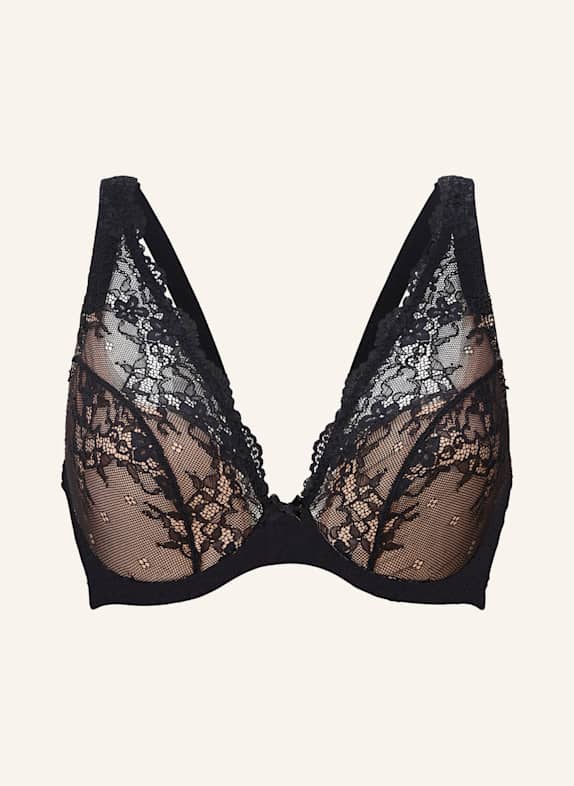 LINGADORE DAILY Triangel plunge BH SCHWARZ/ TAUPE