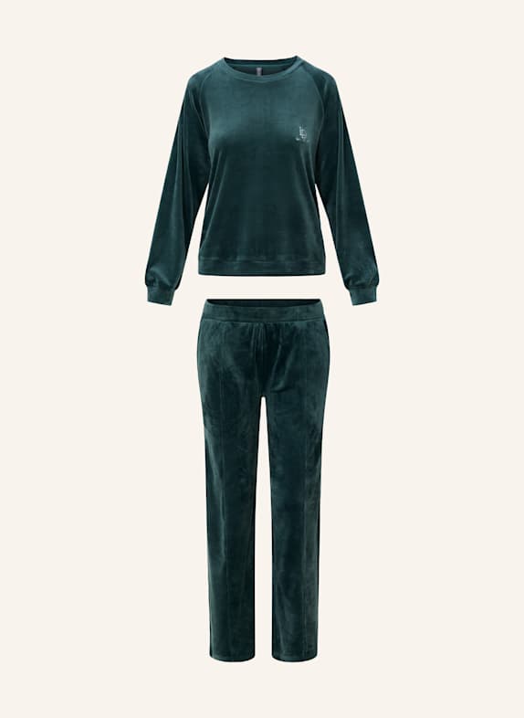 LINGADORE Homewear sweat set DUNKELGRÜN