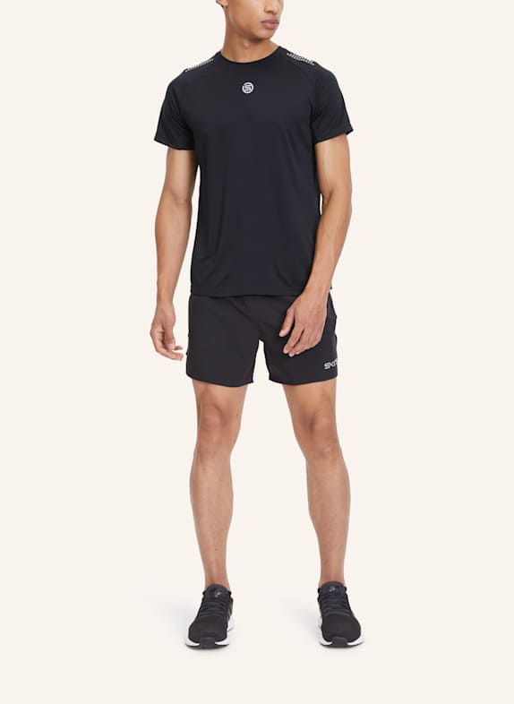 SKINS Laufshorts S3 RUN SCHWARZ