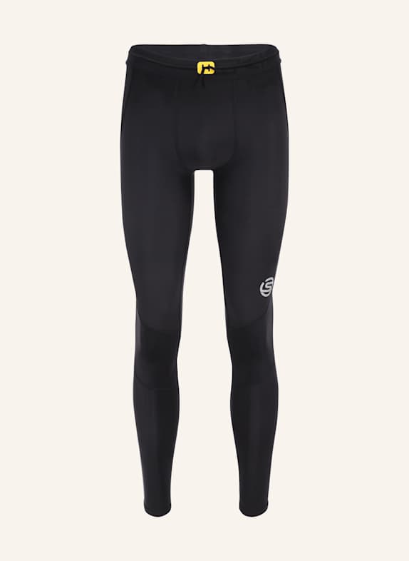 SKINS Kompressionshose S3 LONG TIGHTS SCHWARZ