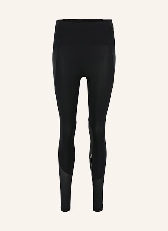 2XU Lauftight AERO MESH HI-RISE COMP TIGHT SCHWARZ