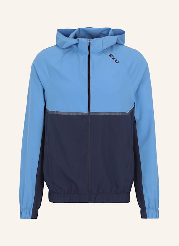 2XU Laufjacke AERO HEX WINDBREAKER BLAU