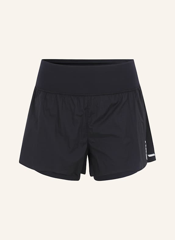 2XU Laufshort AERO HI-RISE 2-IN-1 3 INCH SHORTS SCHWARZ