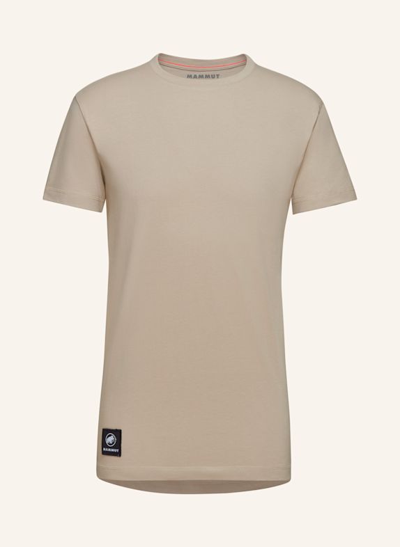 MAMMUT Mammut Massone T-Shirt Men Patch BEIGE/ BRAUN/ CAMEL