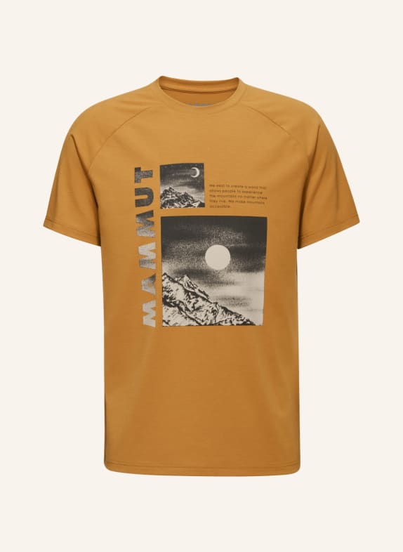 MAMMUT Mammut Mountain T-Shirt Men Day and Night BEIGE/ BRAUN/ CAMEL