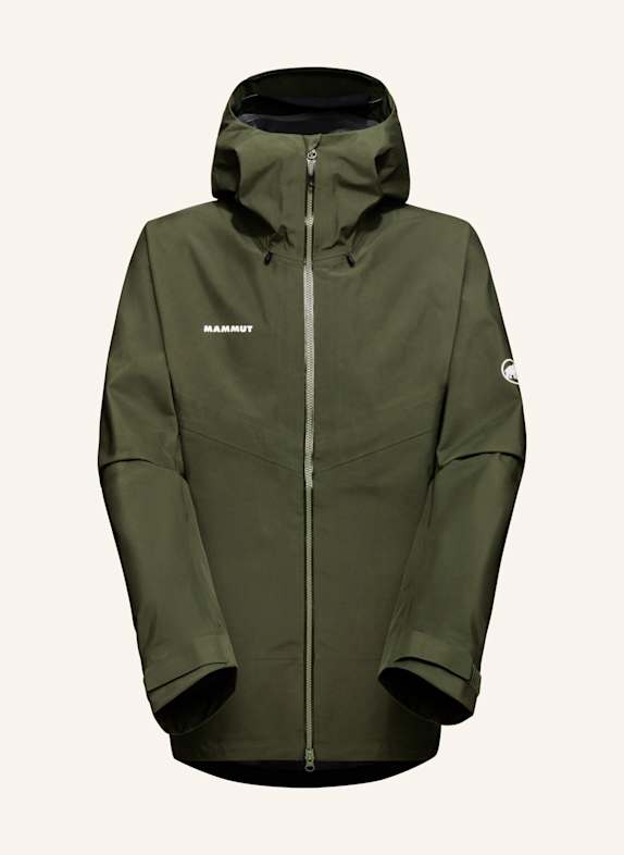 MAMMUT Hardshelljacke CRATER IV HOODED GRÜN