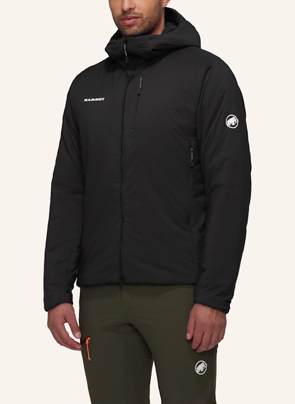 MAMMUT Isolationsjacke RIME FLEX mit Kapuze SCHWARZ