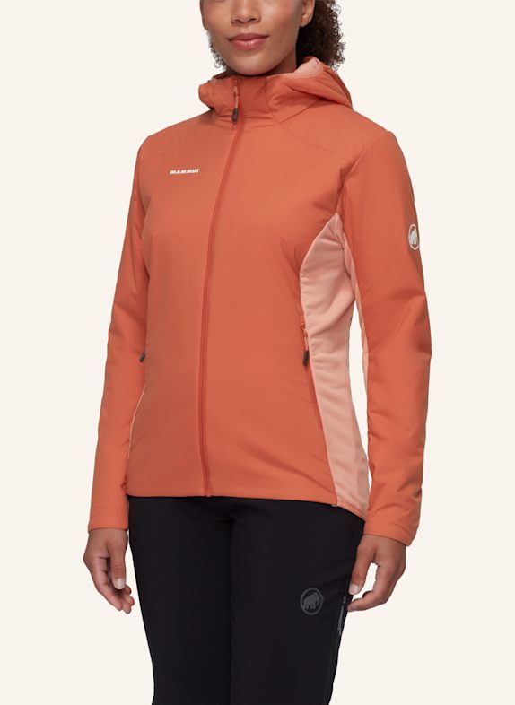 MAMMUT Isolationsjacke RIME LIGHT FLEX mit Kapuze ROT