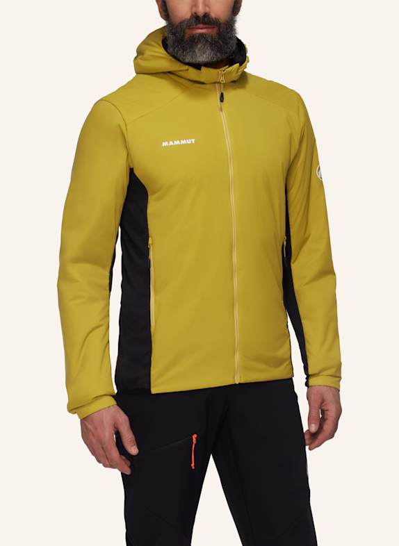 MAMMUT Isolationsjacke RIME LIGHT FLEX mit Kapuze GRÜN