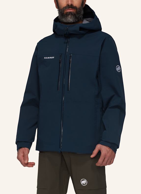 MAMMUT Hardshell-Skijacke STONEY BLAU