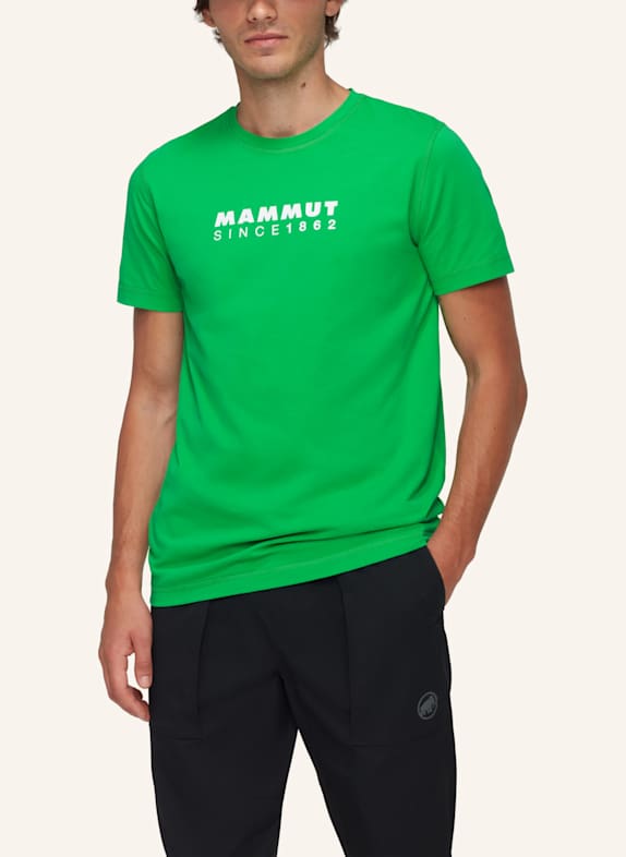 MAMMUT T-Shirt CORE LOGO GRÜN