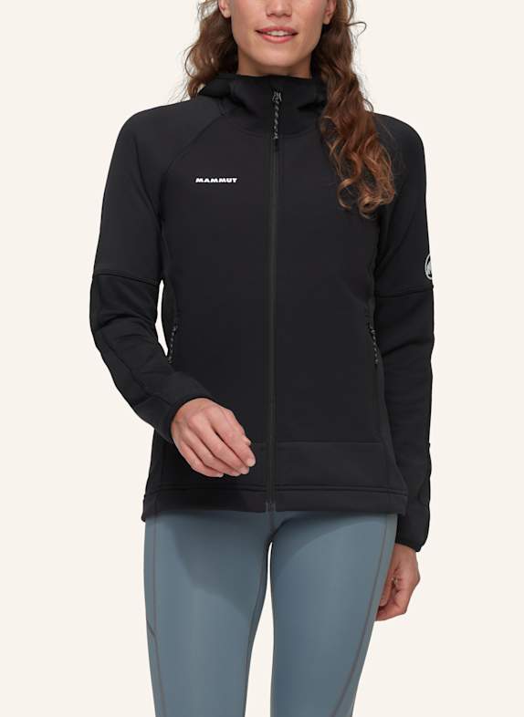 MAMMUT Midlayer-Jacke MASSONE ML HOODED SCHWARZ