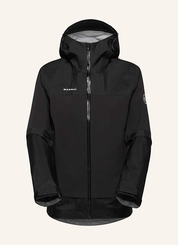MAMMUT Hardshelljacke DUCAN GUIDE HS mit Kapuze SCHWARZ