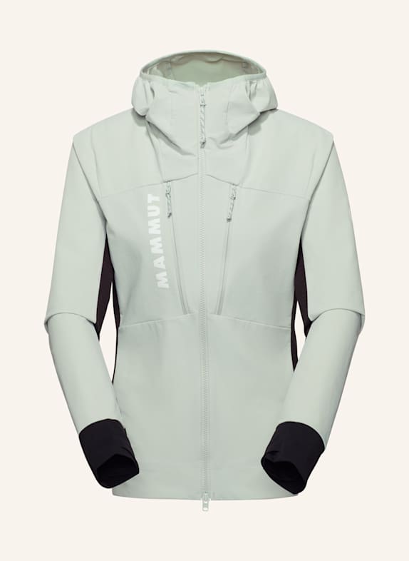 MAMMUT Softshelljacke AENERGY HYBRID mit Kapuze GELB