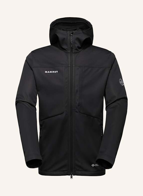 MAMMUT Ultimate VIII SO Hooded Jacket Men SCHWARZ