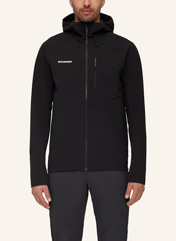 MAMMUT Softshell-Jacke ULTIMATE COMFORT SCHWARZ