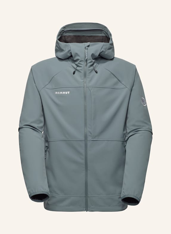 MAMMUT Ultimate Comfort SO Hooded Jacket Men GRAU
