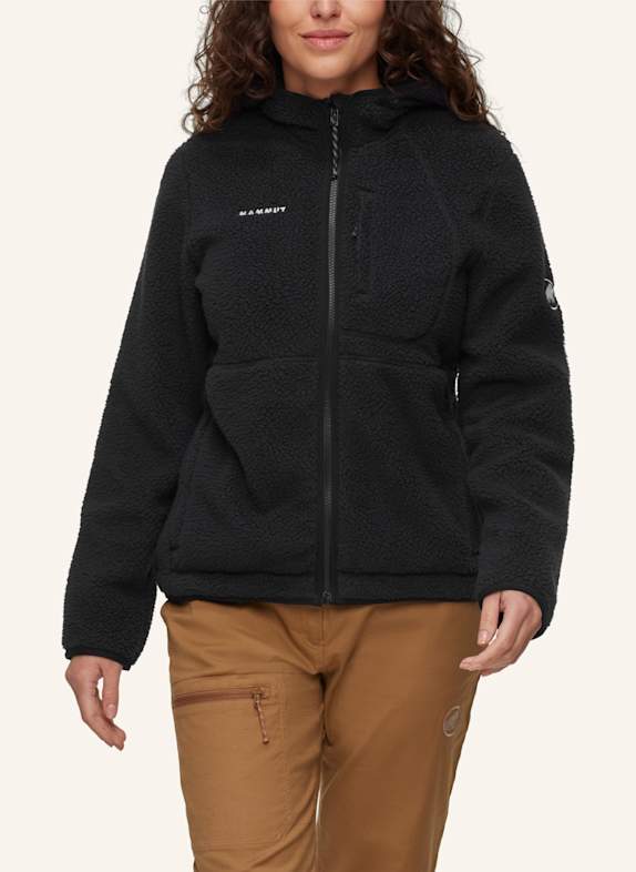 MAMMUT Midlayer-Jacke FALERA PRO ML mit Kapuze SCHWARZ
