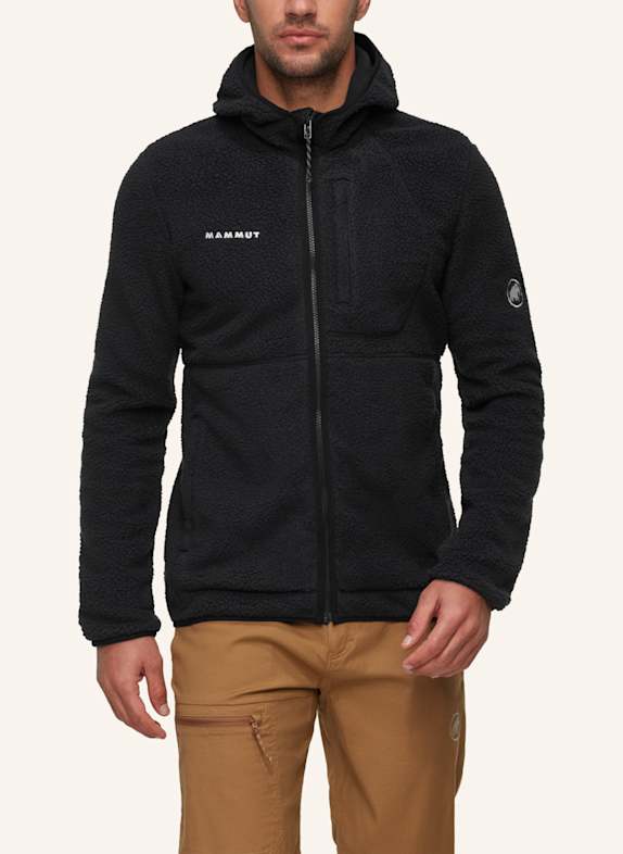 MAMMUT Midlayer-Jacke FALERA PRO ML mit Kapuze SCHWARZ