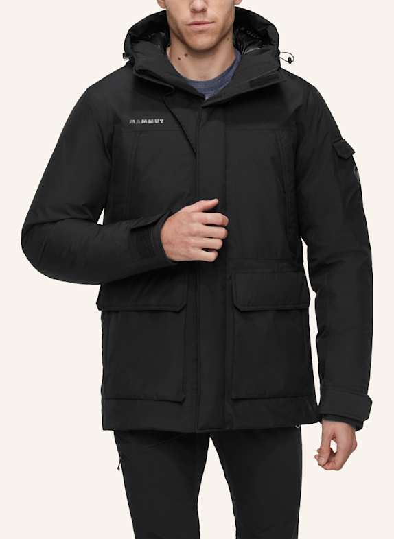 MAMMUT Hardshellmantel OBELISK GORE-TEX HS THERMO SCHWARZ