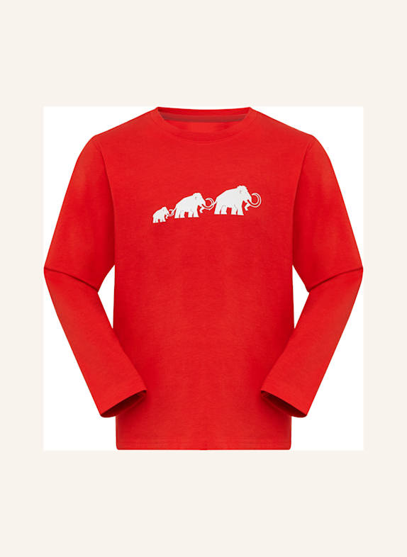 MAMMUT Mammut Mammut Core Longsleeve Kids Logo ROT
