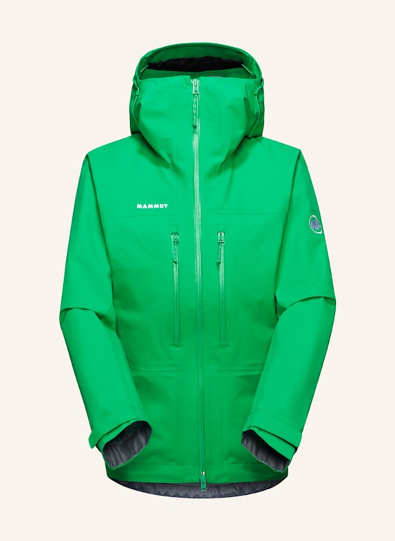 MAMMUT Hardshelljacke TAISS mit Kapuze GRÜN