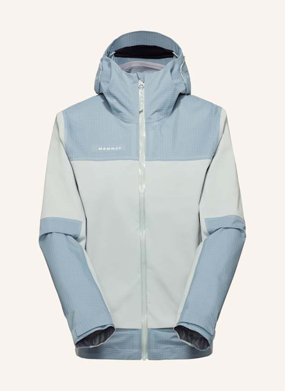 MAMMUT Hardshelljacke DUCAN GUIDE HS mit Kapuze BLAU/ GRÜN