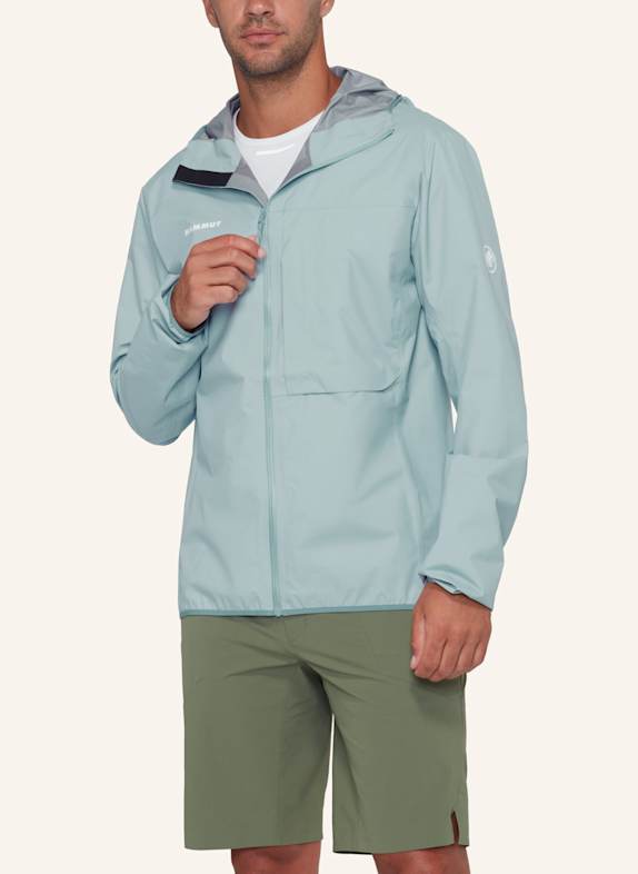 MAMMUT Hardshell-Jacke DUCAN LIGHT BLAU