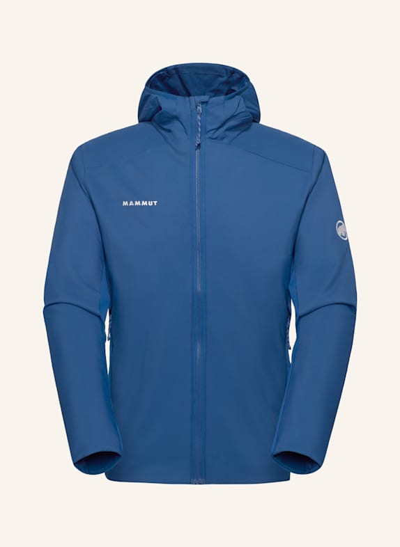 MAMMUT Hybridjacke RIME LIGHT IN HYBRID mit Kapuze BLAU