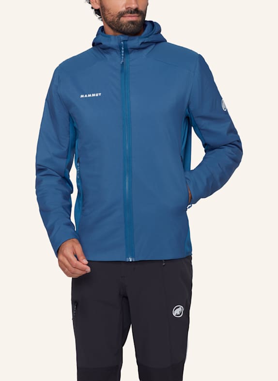 MAMMUT Softshelljacke ULTIMATE VIII SO mit Kapuze BLAU