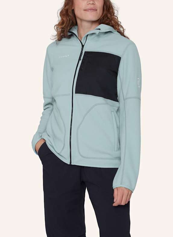 MAMMUT Fleecejacke TAMARO ML HOODED BLAU