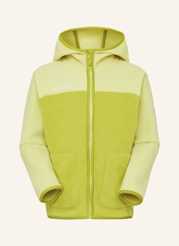 MAMMUT Midlayer-Jacke WAYMARKER ML mit Kapuze GELB