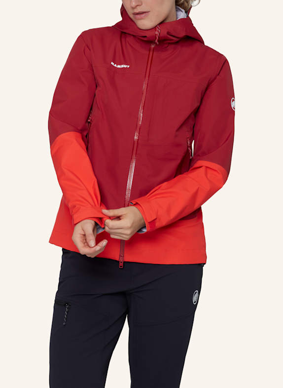 MAMMUT Hardshelljacke ALTO GUIDE HS mit Kapuze ROT