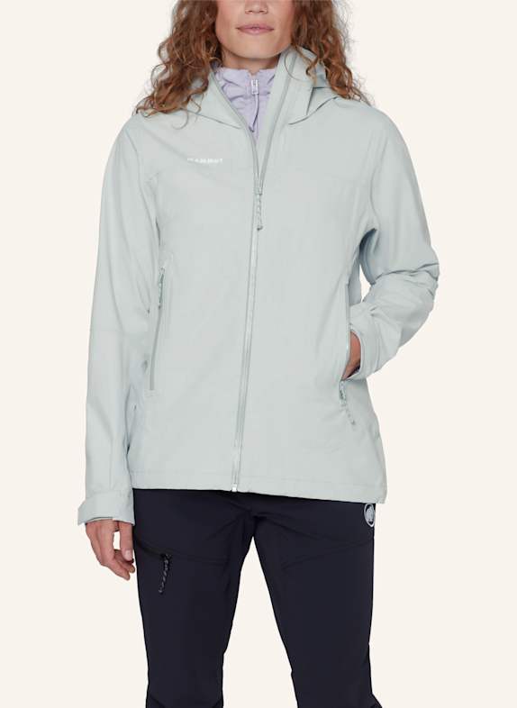 MAMMUT Hardshelljacke CRAG HS mit Kapuze GRÜN