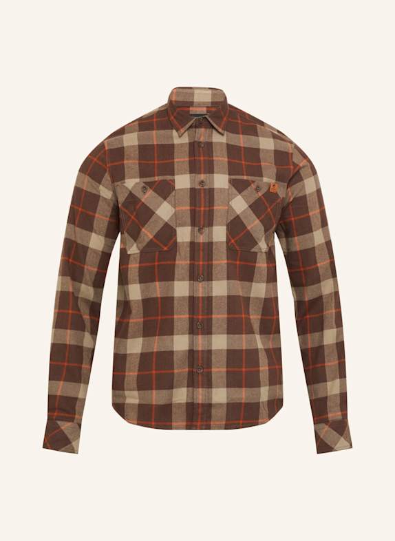 MAMMUT Langarmshirt ALVRA BRAUN