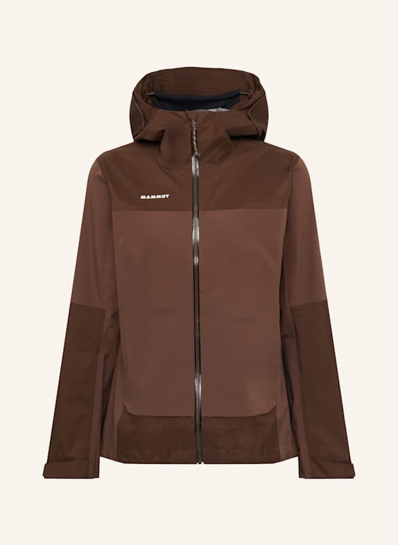 MAMMUT Hardshelljacke DUCAN GUIDE HS mit Kapuze BRAUN