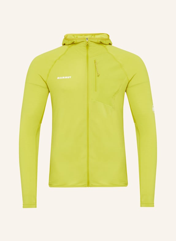 MAMMUT Midlayer AENERGY LIGHT HOODED GELB
