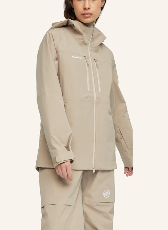 MAMMUT Hardshell-Skijacke STONEY BRAUN